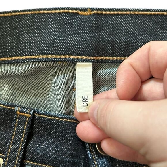 Rag & Bone Dre Mid-Rise Boyfriend Slim Leg Beverly Dark Wash Denim Jeans Size 26 - Picture 5 of 7